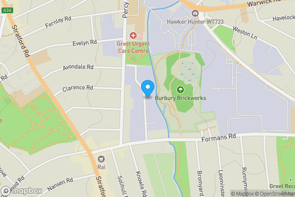 Map location for 11 Pentos Drive, Birmingham, B11 3TA