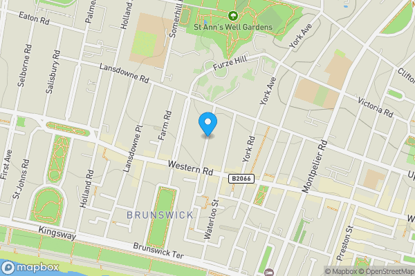 Map location for Cambridge Road, Hove, East Sussex, BN3 1DF