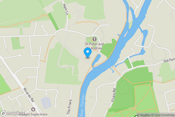 Map location for The Priory, Church Road, Old Windsor, Berkshire, SL4 2JW