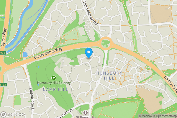 Map location for 3 Merry Hill, West Hunsbury, Northampton, NN4 9YH