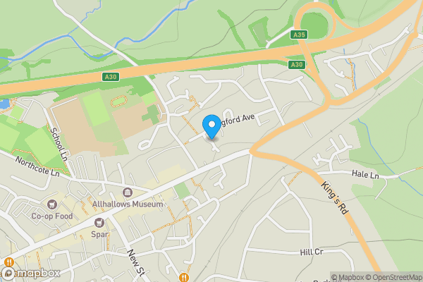 Map location for Tremaine Close, Honiton, Devon, EX14 1FZ