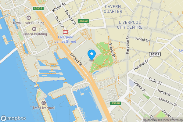 Map location for Kenyons Steps, Liverpool, Merseyside, L1 3BH