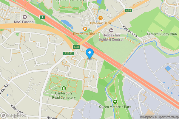 Map location for Hill View, Ashford, Kent, TN24 8YE