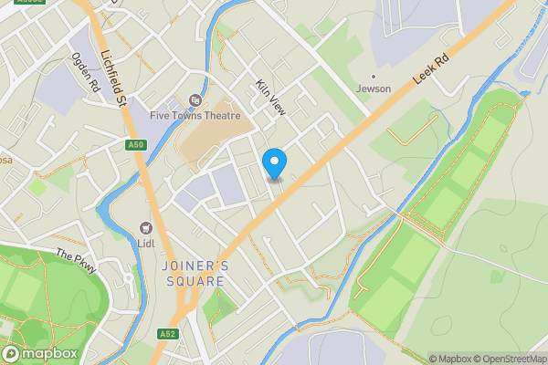 Map location for 75 Hazelhurst Street, Stoke-On-Trent, Staffordshire, ST1 3HG