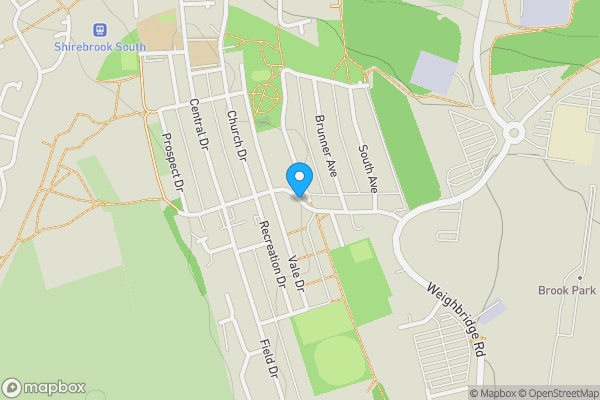 Map location for Plot G - Yard & Outbuildings Off Acreage Lane, Shirebrook, Mansfield, Nottinghamshire, NG20 8BT