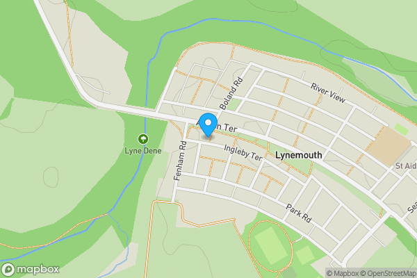 Map location for 10 Ingleby Terrace Lynemouth, Morpeth, Northumberland, NE61 5XR