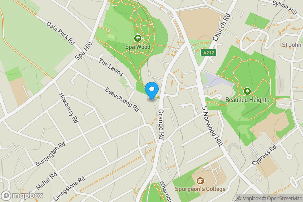 Map location for Garage 10 Hilltop Court, Grange Road, Selhurst, London, SE19 3BX