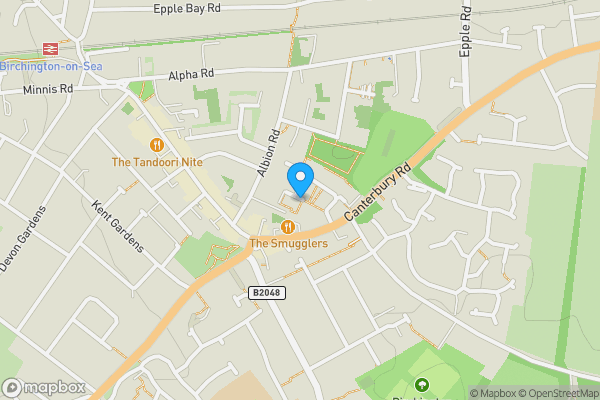 Map location for Yew Tree Gardens, BIRCHINGTON, Kent, CT7 9AJ