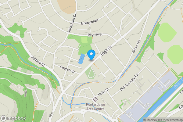 Map location for 50 High Street, Pontardawe, Swansea, West Glamorgan, SA8 4JH