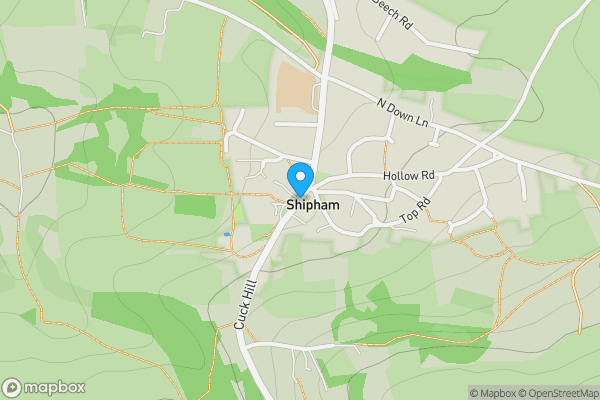 Map location for The Miners Arms, The Square, Shipham, Winscombe BS25 1TW