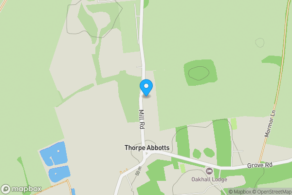 Map location for Land adjacent to no. 23, Mill Road, Thorpe Abbotts, Diss, Norfolk, IP21 4HX