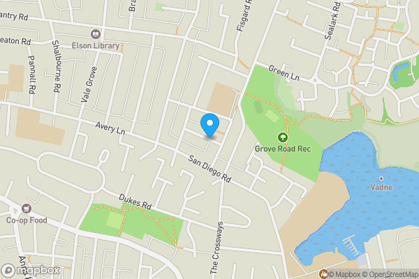 Map location for Freemantle Road, GOSPORT, Hampshire, PO12 4RD