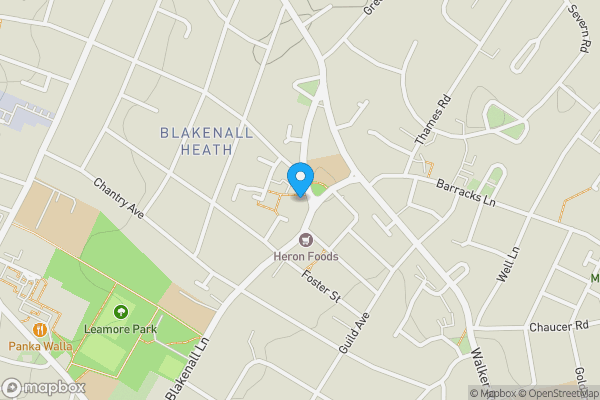 Map location for Unit 1- 4 Blakenall Heath, Walsall, WS3 1HL