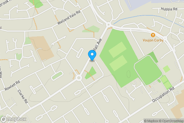 Map location for 51 Studfall Avenue, Corby, Northamptonshire, NN17 1LD