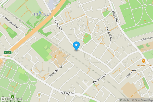Map location for 370B Long Lane, London, N2 8JX