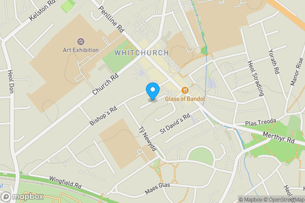 Map location for Blandon Way, Cardiff, CF14 1EH