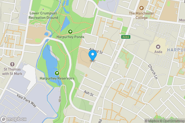 Map location for Palladium Drive, Harpurhey, Greater Manchester, M9
