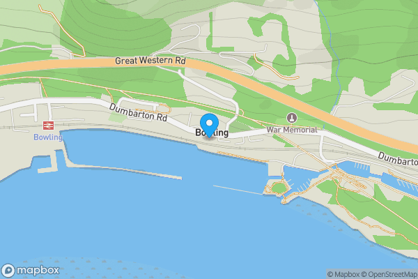 Map location for 49b, Dumbarton Road, Bowling, Glasgow, West Dunbartonshire G60 5AQ