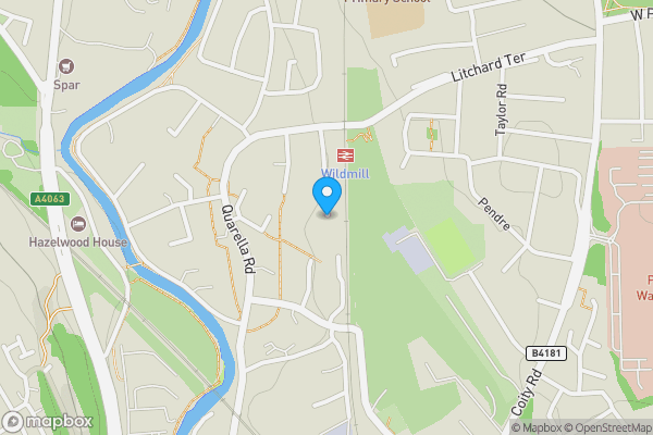 Map location for Maes-y-Felin, Bridgend, Mid Glamorgan, CF31 1YY