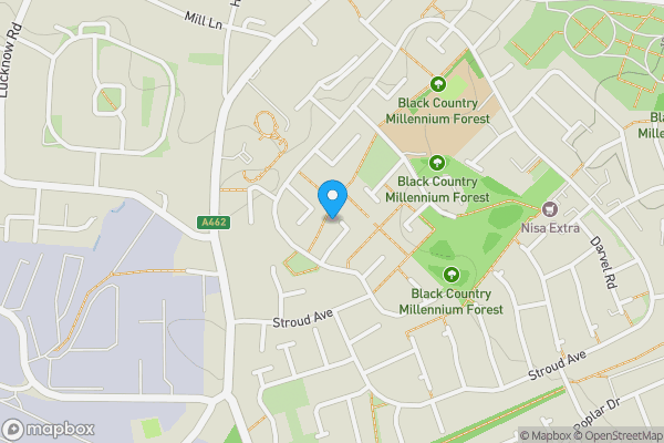 Map location for 32, Ernest Clark Close, Willenhall, West Midlands, WV12 4DY
