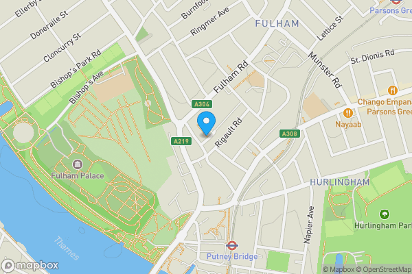 Map location for 29 Burlington Place, London, SW6 4NL