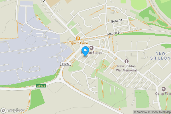 Map location for 24 Scott Street, Shildon, DL4 2DX