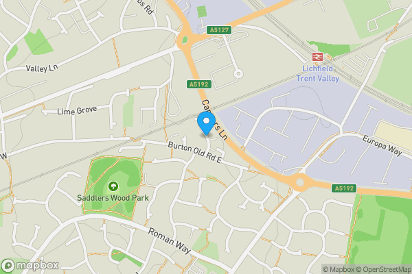 Map location for Maybank Close, LICHFIELD, Staffordshire, WS14 9UJ