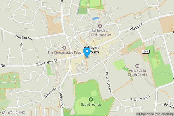 Map location for 2 Union Passage, Ashby-De-La-Zouch LE65 1BW