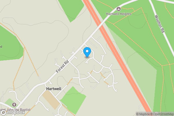 Map location for 8 Oak Close, Hartwell, Northampton, Northamptonshire NN7 2JX