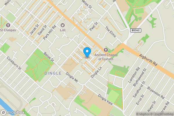 Map location for 20 Eridge Street, Liverpool, Merseyside, L8 9RS L8 9RS