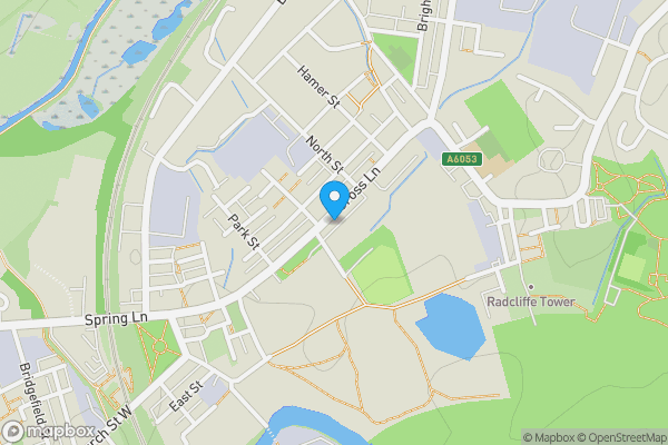 Map location for 74 Cross Lane, Radcliffe, Manchester, Lancashire, M26 2RF