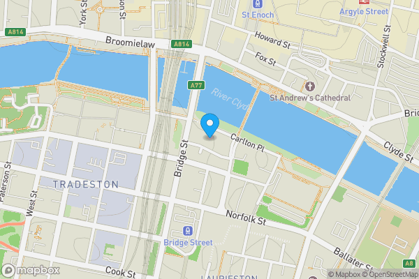 Map location for THE STABLES Suites 6 & 7, 21 Carlton Court, Glasgow, Glasgow City, G5 9JP