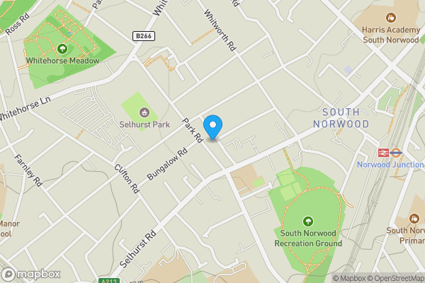 Map location for Flat 1, 1 Upper Grove, South Norwood, London, SE25 6JX