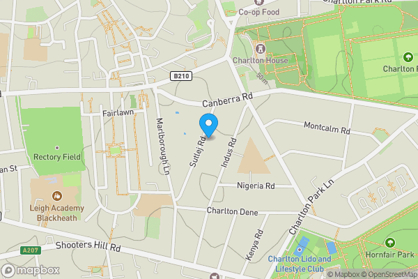 Map location for 50 Sutlej Road, Charlton, London, SE7 7DB
