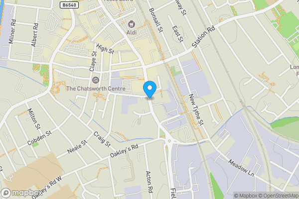 Map location for Unit 2A New Central Building, Mains Street, Long Eaton, Nottingham, NG10 1GL