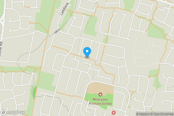 Map location for Denham Walk, Newcastle Upon Tyne , NE5 1JE