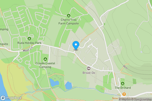 Map location for 36 Moor Lane, Croyde, Braunton