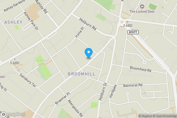 Map location for 2FF, 50, Broomhill Road, Aberdeen, Aberdeenshire, AB10 6HT