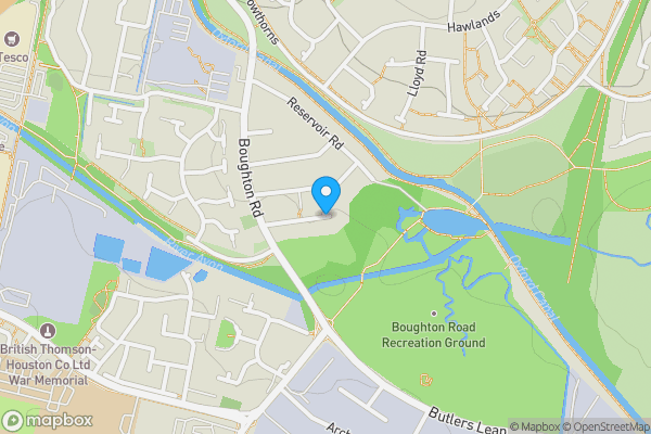 Map location for Seymour Road, Rugby, Warwickshire, CV21 1BL