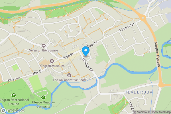 Map location for Kington Baptist Church Bridge Street, Kington, Kington, Herefordshire, HR5 3DJ