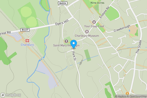 Map location for Fox Cottage, 5 Park Street, Charlbury, OX7 3PS