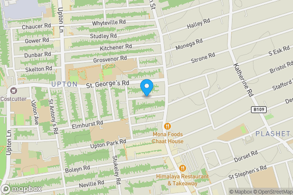 Map location for St Georges Square, London, E14