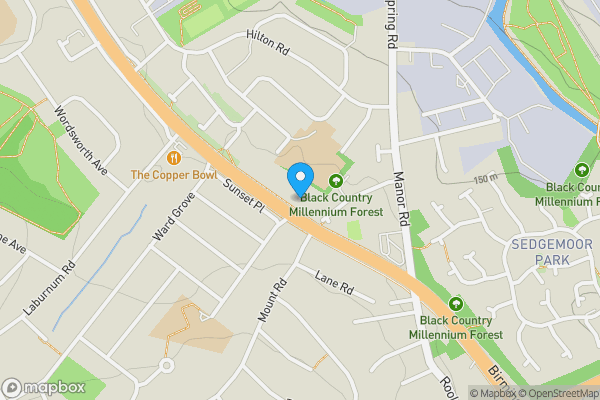 Map location for 291 Birmingham New Road, Wolverhampton, WV4 6LP