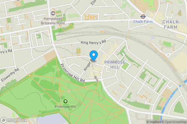 Map location for 15 Ainger Road, Primrose Hill, London, NW3 3AR