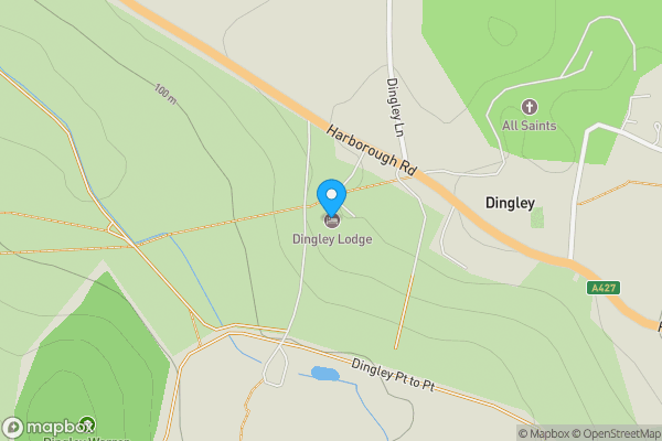Map location for Pediment House, Dingley Hall, Dingley, Market Harborough, LE16 8PJ