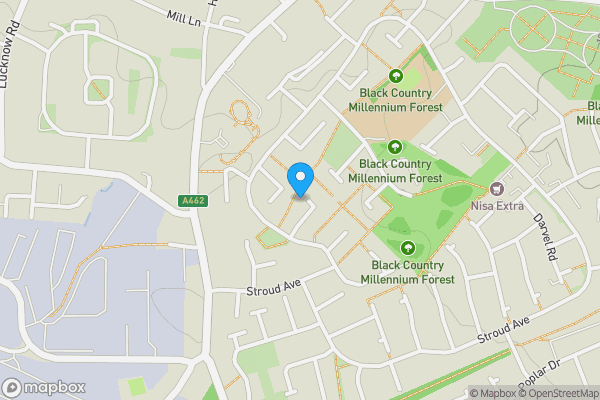 Map location for 32 Ernest Clark Close, Willenhall, West Midlands, WV12 4DY
