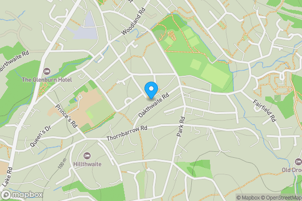 Map location for 46 Oakthwaite Road, Windermere, Cumbria LA23 2BD