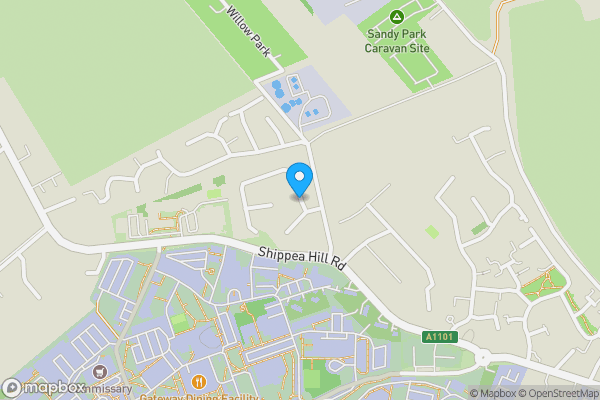 Map location for Blackbird Road, BURY ST. EDMUNDS, Suffolk, IP28 8HL