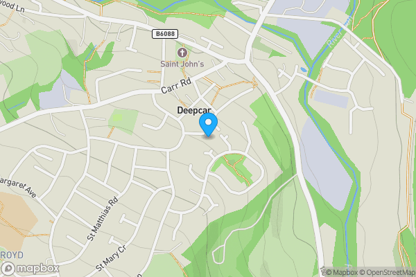 Map location for 16 Beauchief Close, Deepcar, Sheffield, S36 2PF