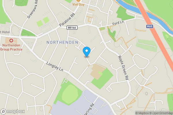 Map location for Morrell Road, MANCHESTER, Lancashire, M22 4WH